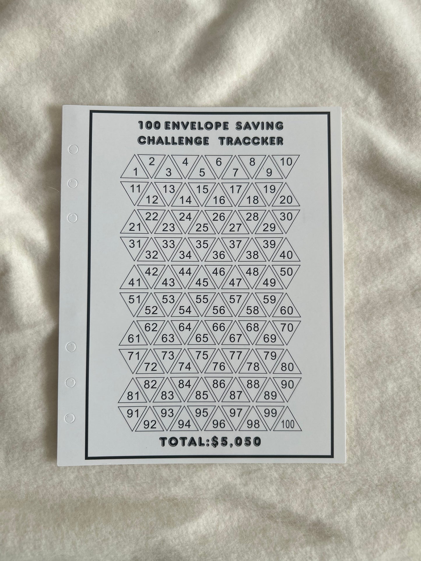 100 ENVELOPE CHALLENGE