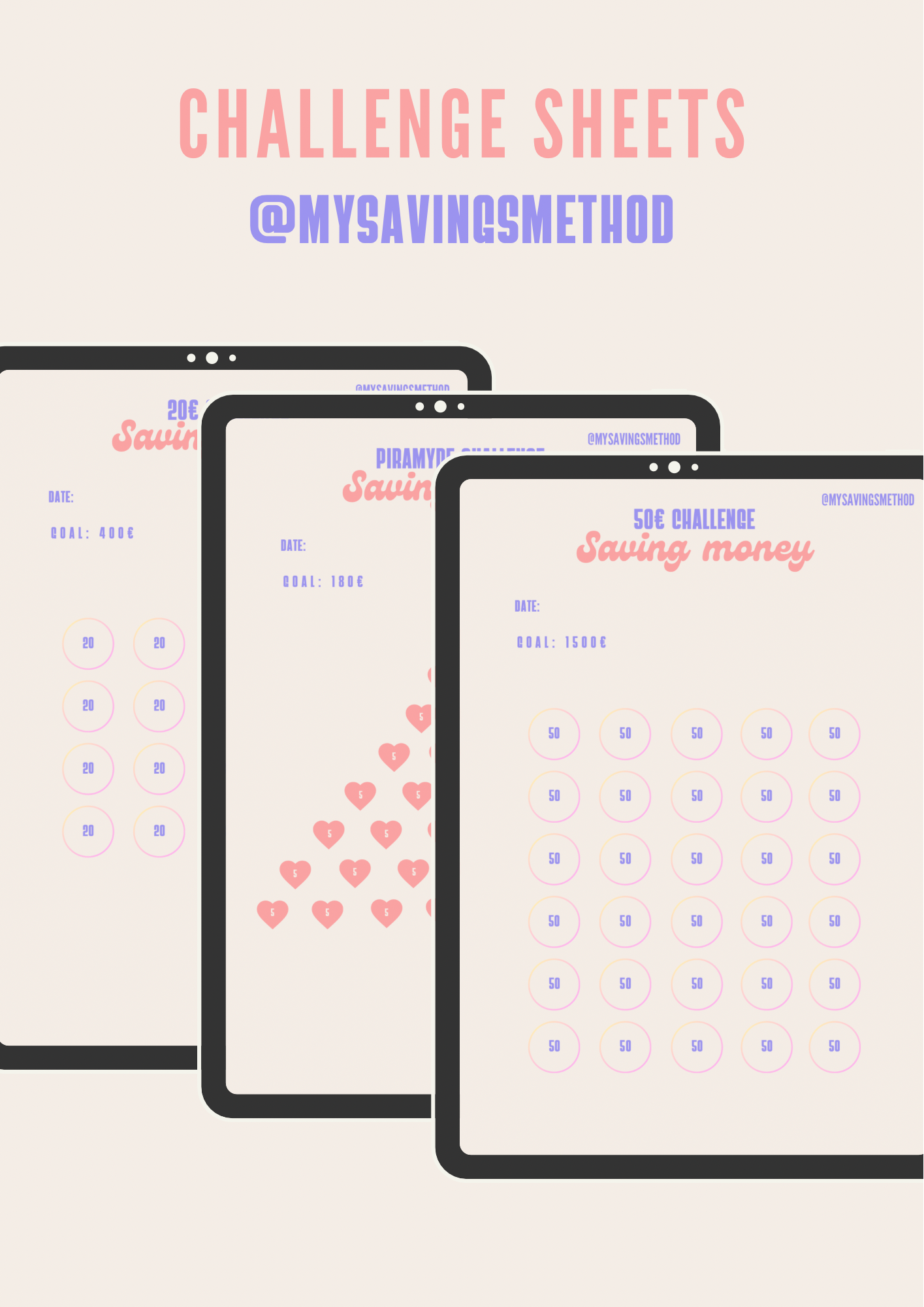 CHALLENGE SHEETS